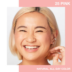 Maybelline fit me blush open with brush demonstrates easy pickup and buildable color
