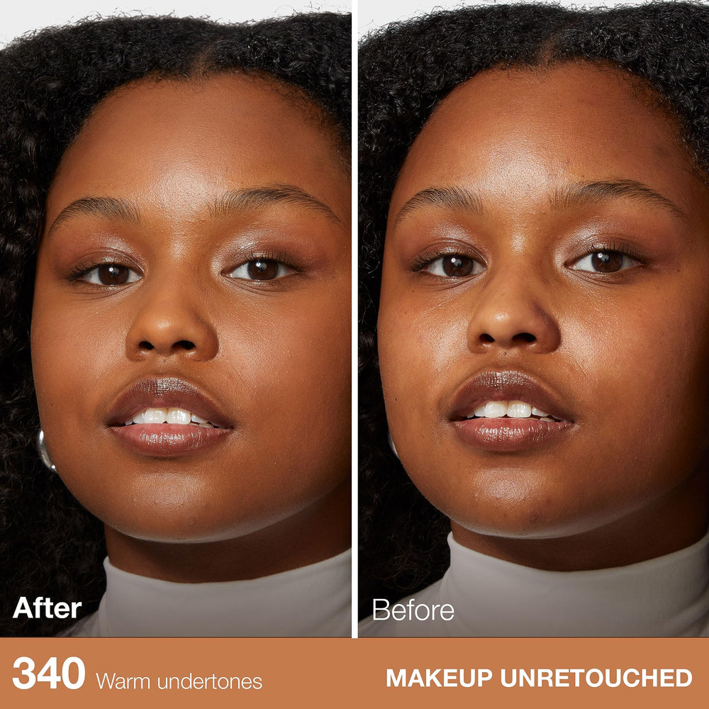 Maybelline arm swatches of Cappuccino showing shade match advantage