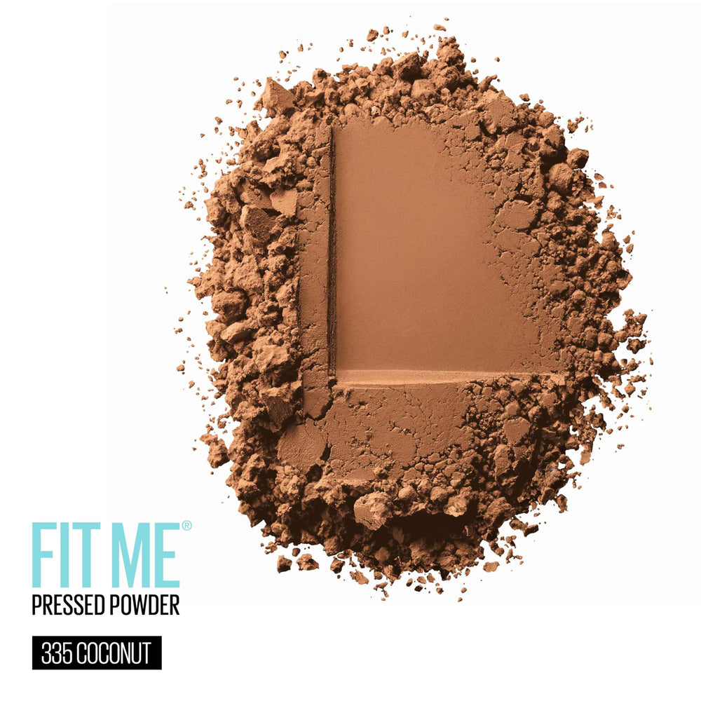 Maybelline Fit Me compact open revealing powder pan and mirror for on-the-go touchups and convenience