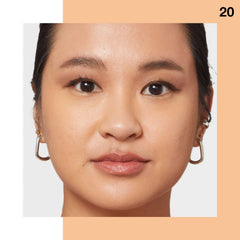 Maybelline Fit Me concealer bottle label detail showing formulation benefit