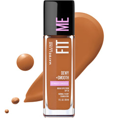 Maybelline Fit Me front packaging showing product name and shade Mocha for accurate selection