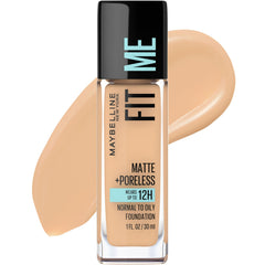 MAYBELLINE front packaging showing bottle and label, clear product identity and benefit