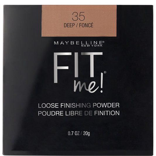 Maybelline jar front view showing Deep shade and compact design benefit: easy identification