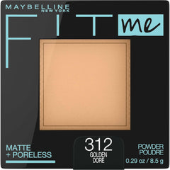 maybelline compact front view shows sleek design and shade for convenience
