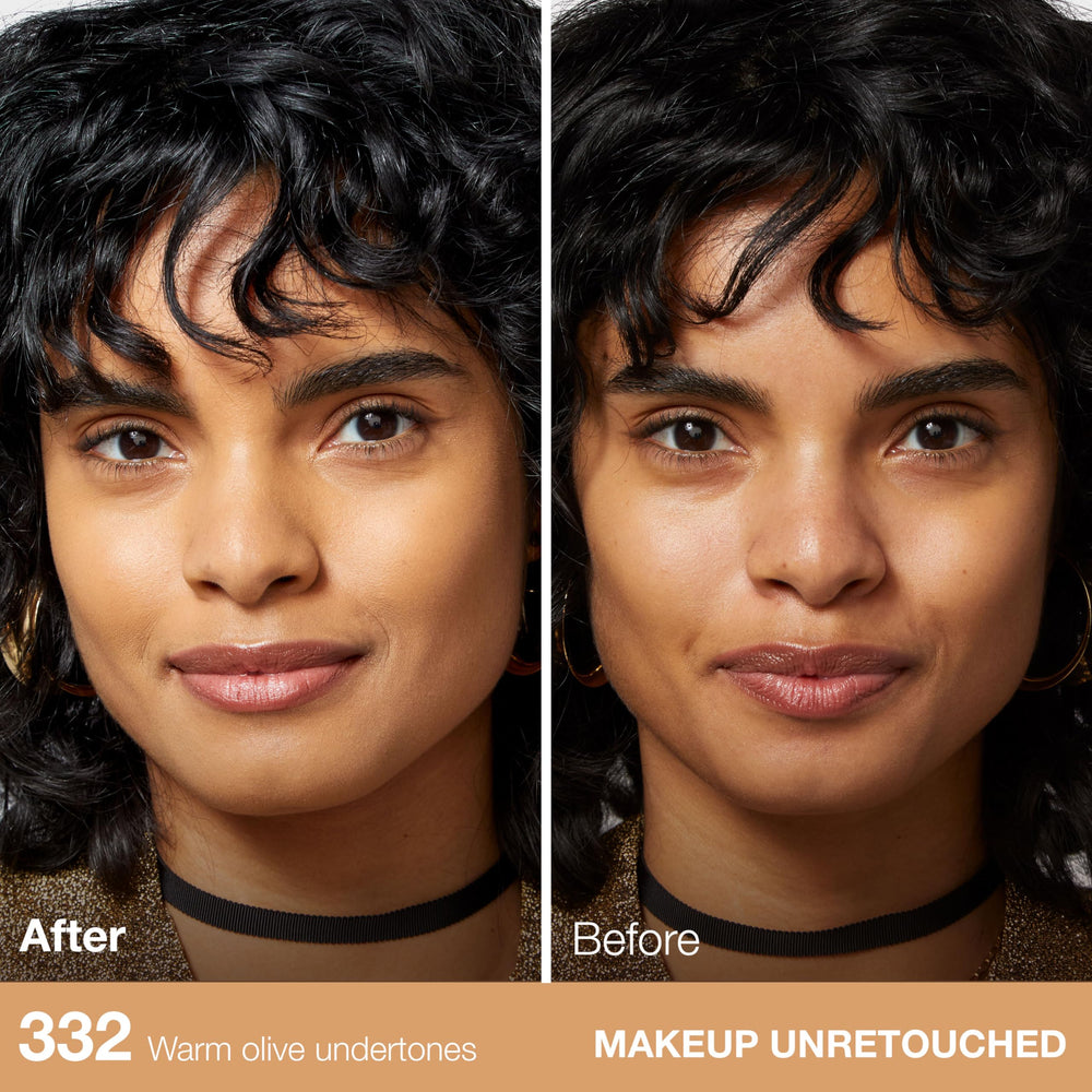 Maybelline swatch of Golden Caramel on arm illustrating shade and blendability