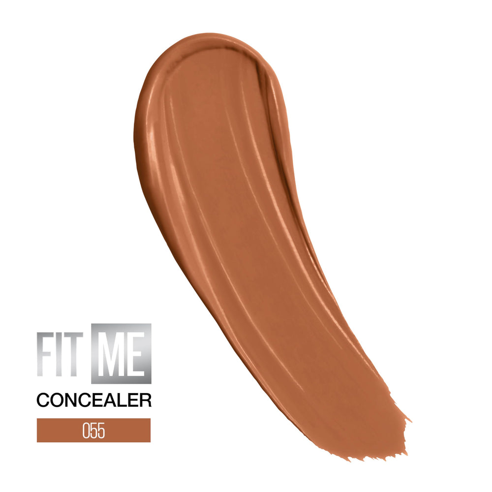 Maybelline Fit Me wand with liquid drop shows blendable texture and lightweight feel