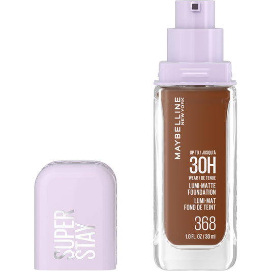 Maybelline bottle front view showing shade 368 and longwear benefit