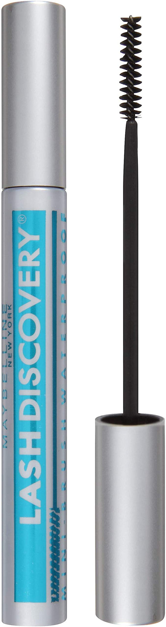 MAYBELLINE front packaging showing travel-size mascara for precise application and portability