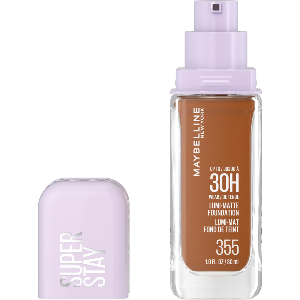 Maybelline front packaging showing shade 355 and benefit longwear
