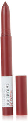 Maybelline front packaging showing bold berry shade and matte finish benefit