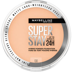 Maybelline compact front view showing shade 130 and portable convenience
