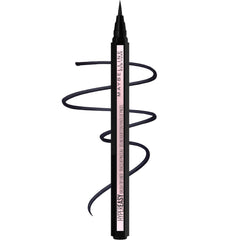 Maybelline Hyper Easy front packaging showing sleek pen and Pitch Black shade benefit precision