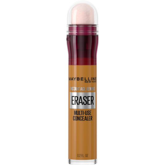MAYBELLINE front packaging showing compact concealer and shade label benefits portability