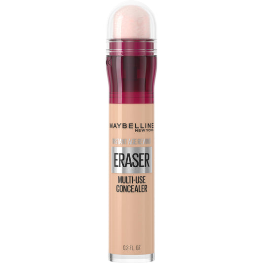 Maybelline pen front view showing compact concealer and quick application benefit
