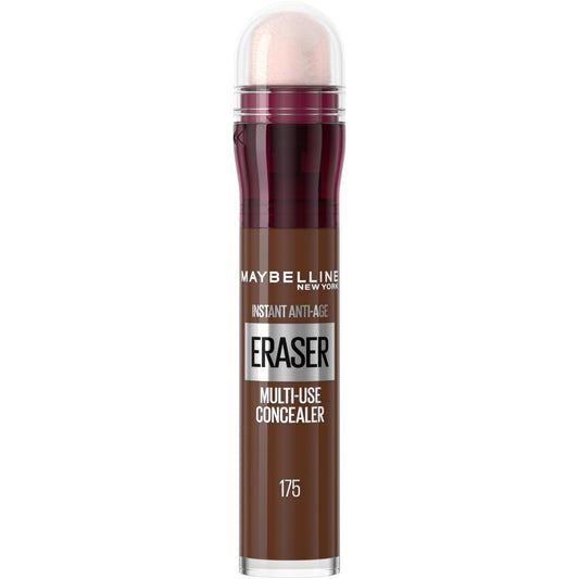 Maybelline front packaging showing compact concealer pen and benefits