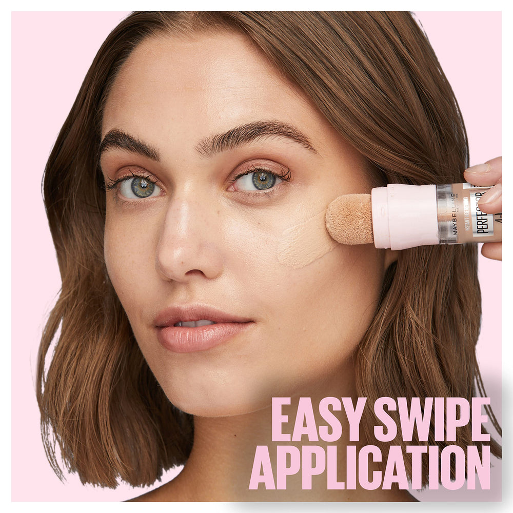 Maybelline Instant Age Rewind applied under-eye for instant brightening effect
