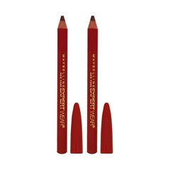 MAYBELLINE product label with shade 102 Dark Brown for easy shade identification