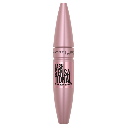 Maybelline Lash Sensational front packaging showing product and shade benefits