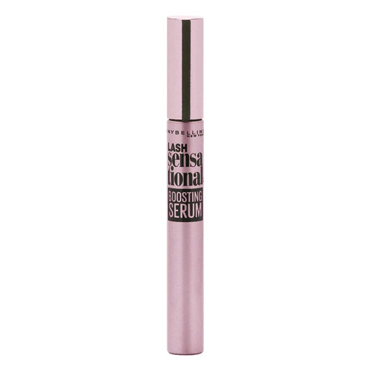 Maybelline Lash Sensational serum front packaging showing product and benefits
