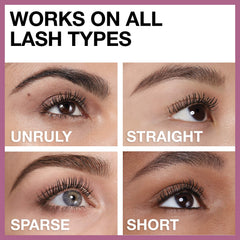 Maybelline Lash Sensational held in hand illustrating compact size and portability