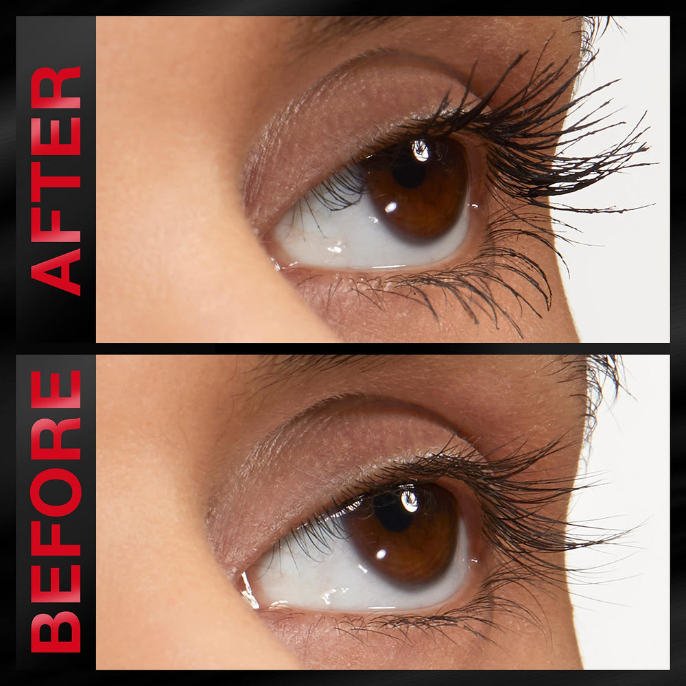 Maybelline applied in lifestyle eye makeup highlighting defined long lashes