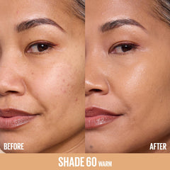 MAYBELLINE close-up of applicator wand delivering precise concealer placement for controlled coverage