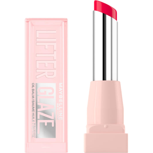 MAYBELLINE Lifter Glaze front packaging showing Cherry Swirl shade and glossy finish benefit