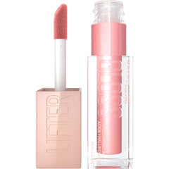 Maybelline lifter gloss front packaging showing Reef shade and high shine benefit