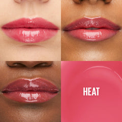 MAYBELLINE XL wand applicator delivering even coverage and quick shine