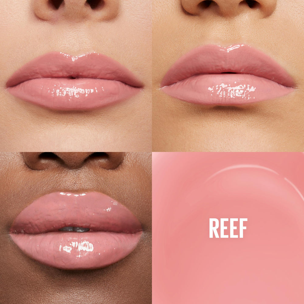 Maybelline lifter gloss XL wand closeup for even application and quick coverage