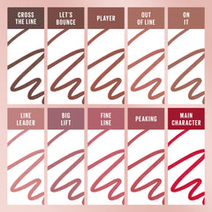 Maybelline lifter liner lifestyle application on lips demonstrating sculpted look and comfort