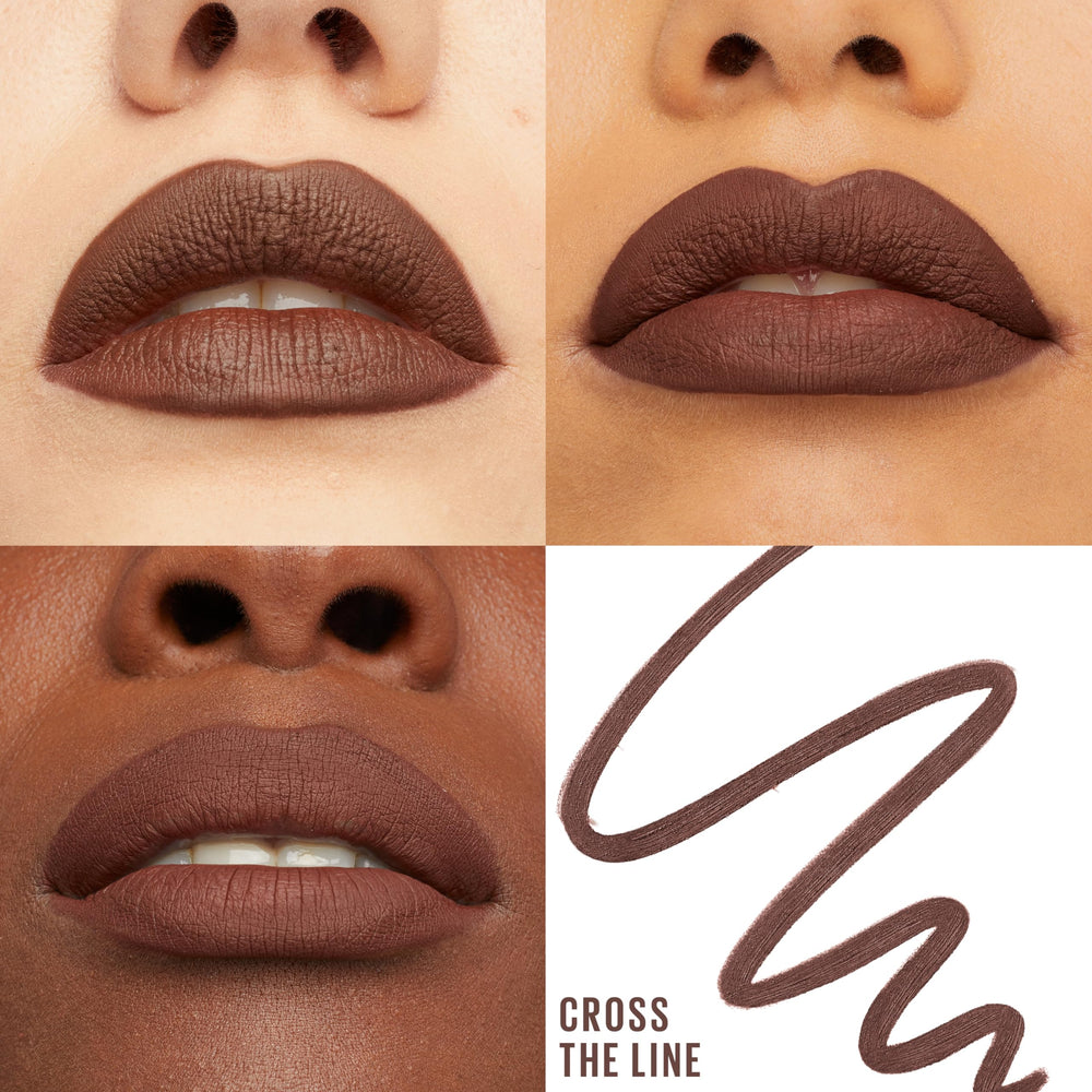 MAYBELLINE sharpenable tip close-up highlighting precise application benefit