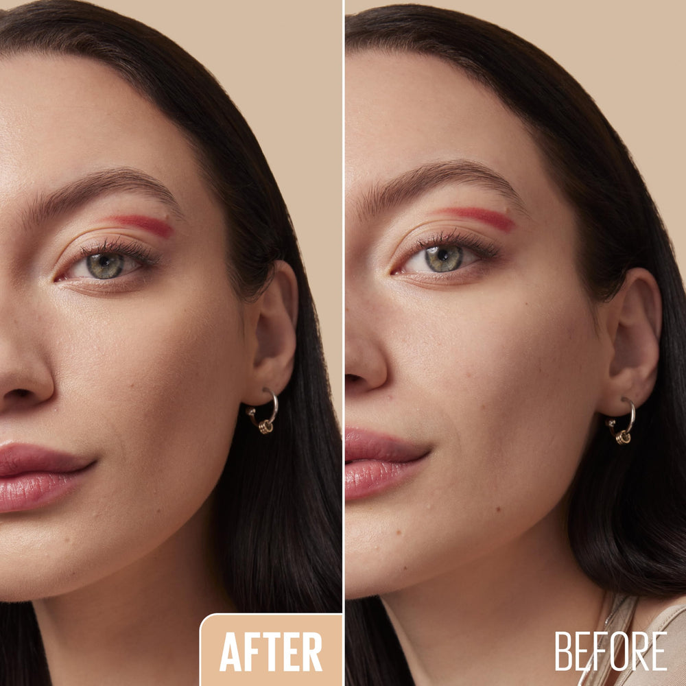 Maybelline Lifter Stix creamy stick texture close-up, shows smooth glide benefit