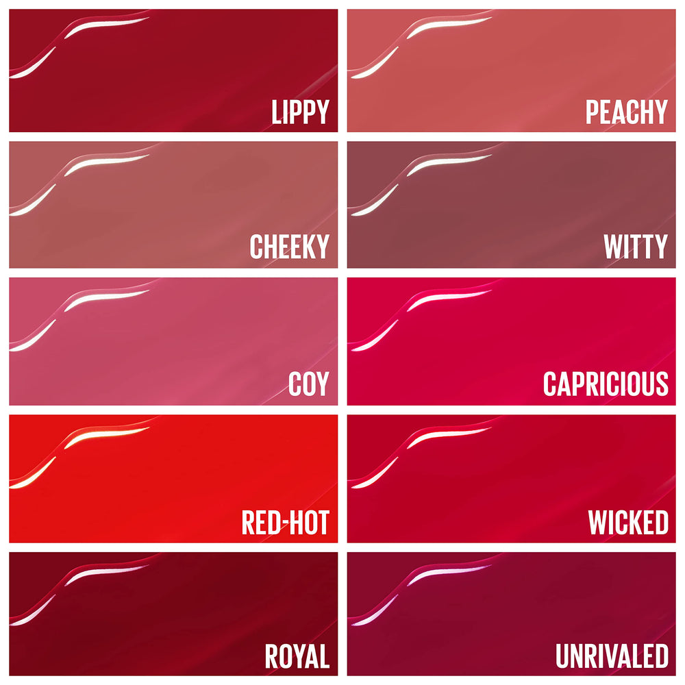 MAYBELLINE lipcolor in use on model delivers longwear confidence
