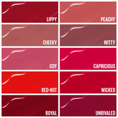 MAYBELLINE lipcolor in use on model delivers longwear confidence