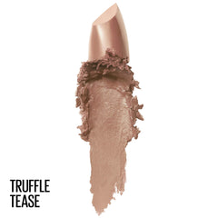 Maybelline opened lipstick texture close-up highlighting creamy hydrating formula