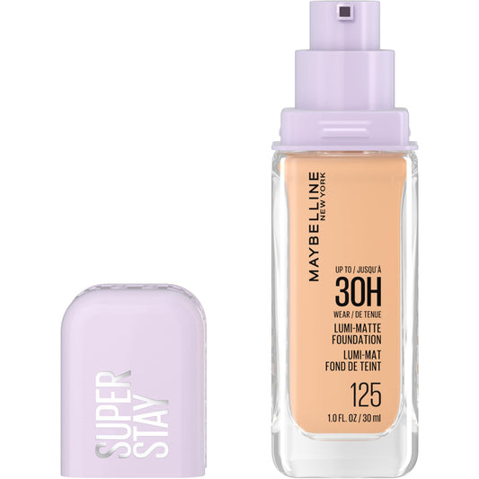 Maybelline front packaging showing bottle and label, conveys trust and clarity