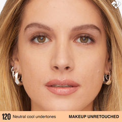 MAYBELLINE texture swatch on skin showing lightweight blendability and finish
