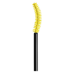 Maybelline mascara on wand showing rich black formula for volume