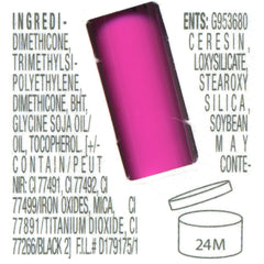 Maybelline pencil shown next to ruler for compact size and portability