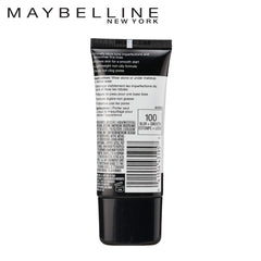 MAYBELLINE application in hand demonstrating quick absorption and non-greasy feel