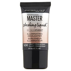 Maybelline mixed into foundation showing all-over luminous finish benefit