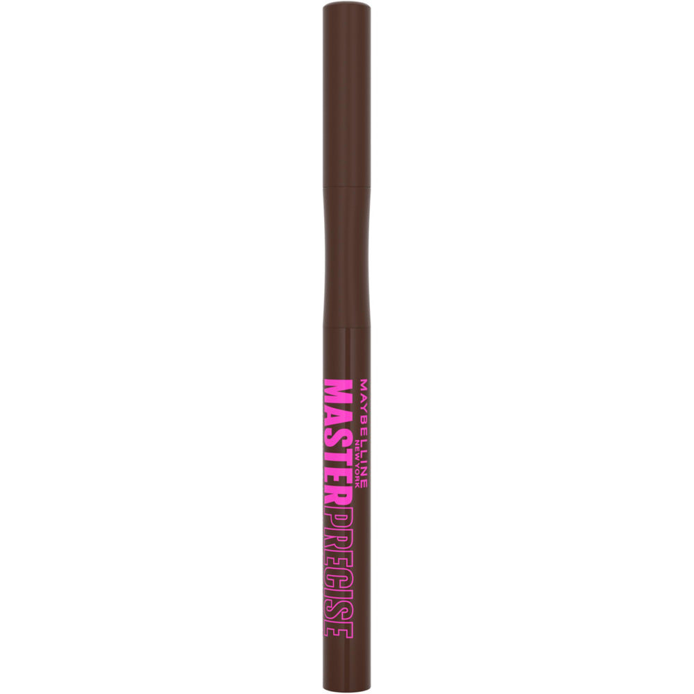 Maybelline open cap ink pool detail showing smooth flow and rich color