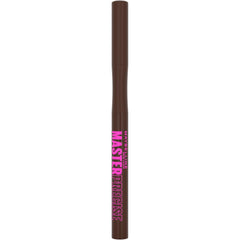 Maybelline open cap ink pool detail showing smooth flow and rich color