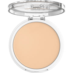 Maybelline open compact displaying shade 128 and matte powder surface