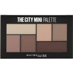 Maybelline mini palette inside a purse illustrating portability for on-the-go touchups
