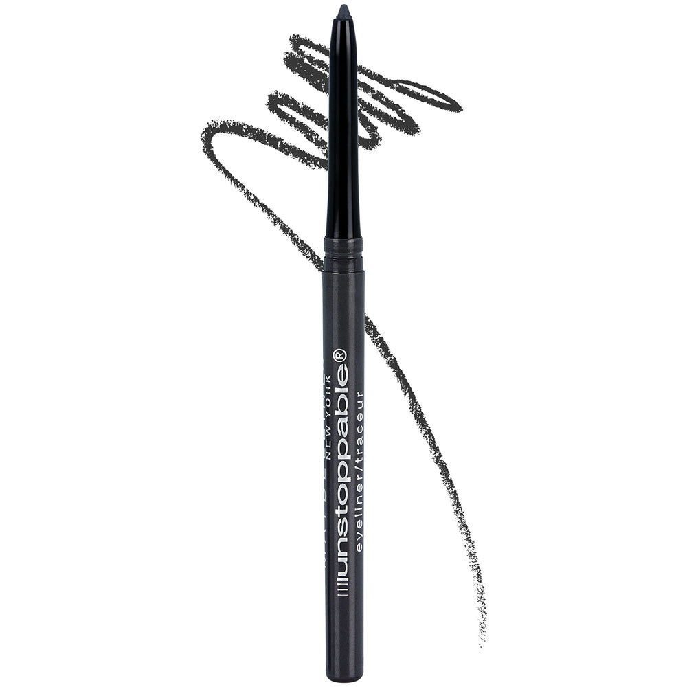 Maybelline pewter front packaging showing pencil and label, easy identification benefit