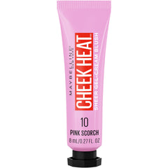 MAYBELLINE tube front view showing Pink Scorch for easy shade recognition and purchase