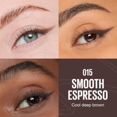 MAYBELLINE close-up of 1.5mm blade tip for precise liner control and sharp application