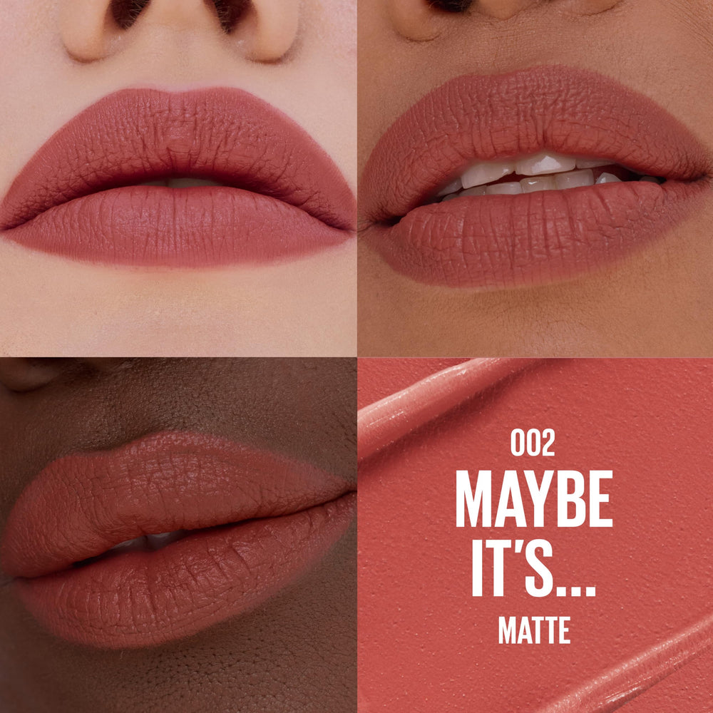 MAYBELLINE close-up of sculpted bullet tip for precise lip definition